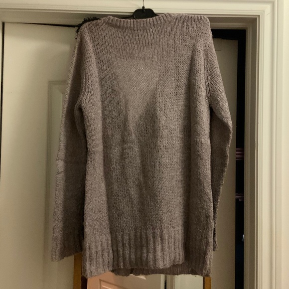 Mohair Blend Zippered Cardigan Sweater (S/M) - Picture 11 of 11